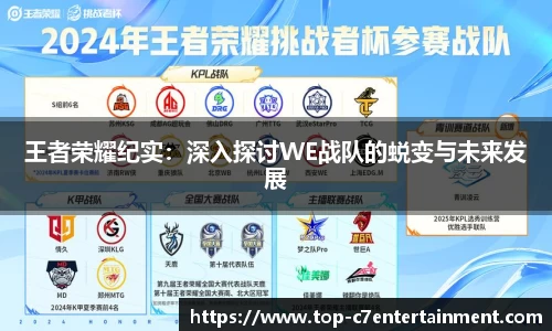 王者荣耀纪实:深入探讨WE战队的蜕变与未来发展