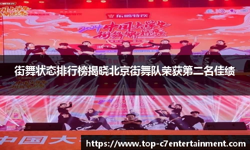 街舞状态排行榜揭晓北京街舞队荣获第二名佳绩